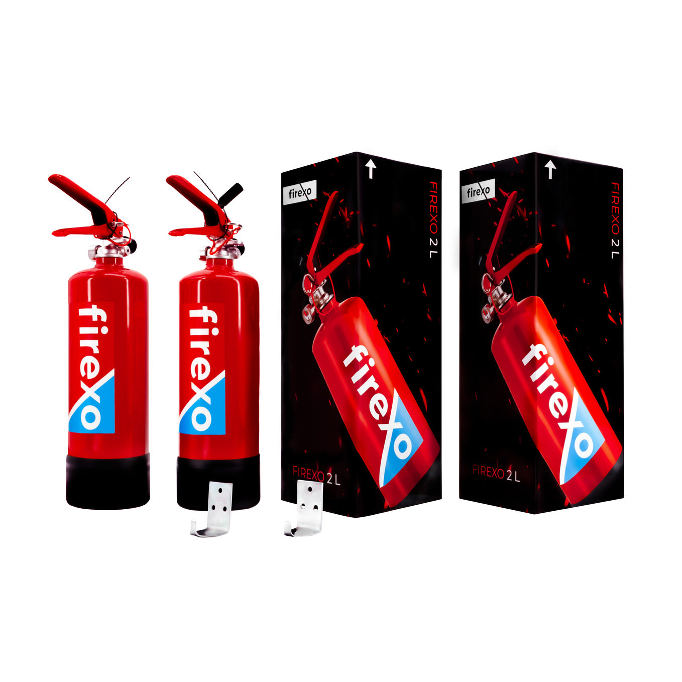 Firexo 2 Litre ALL FIRES Extinguisher - 2 Pack