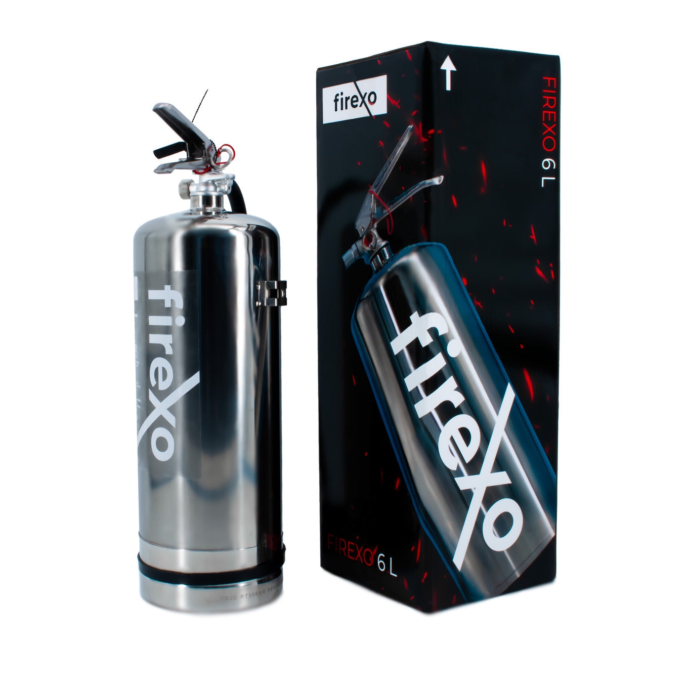 Firexo Stainless Steel 6 Litre ALL FIRES Extinguisher