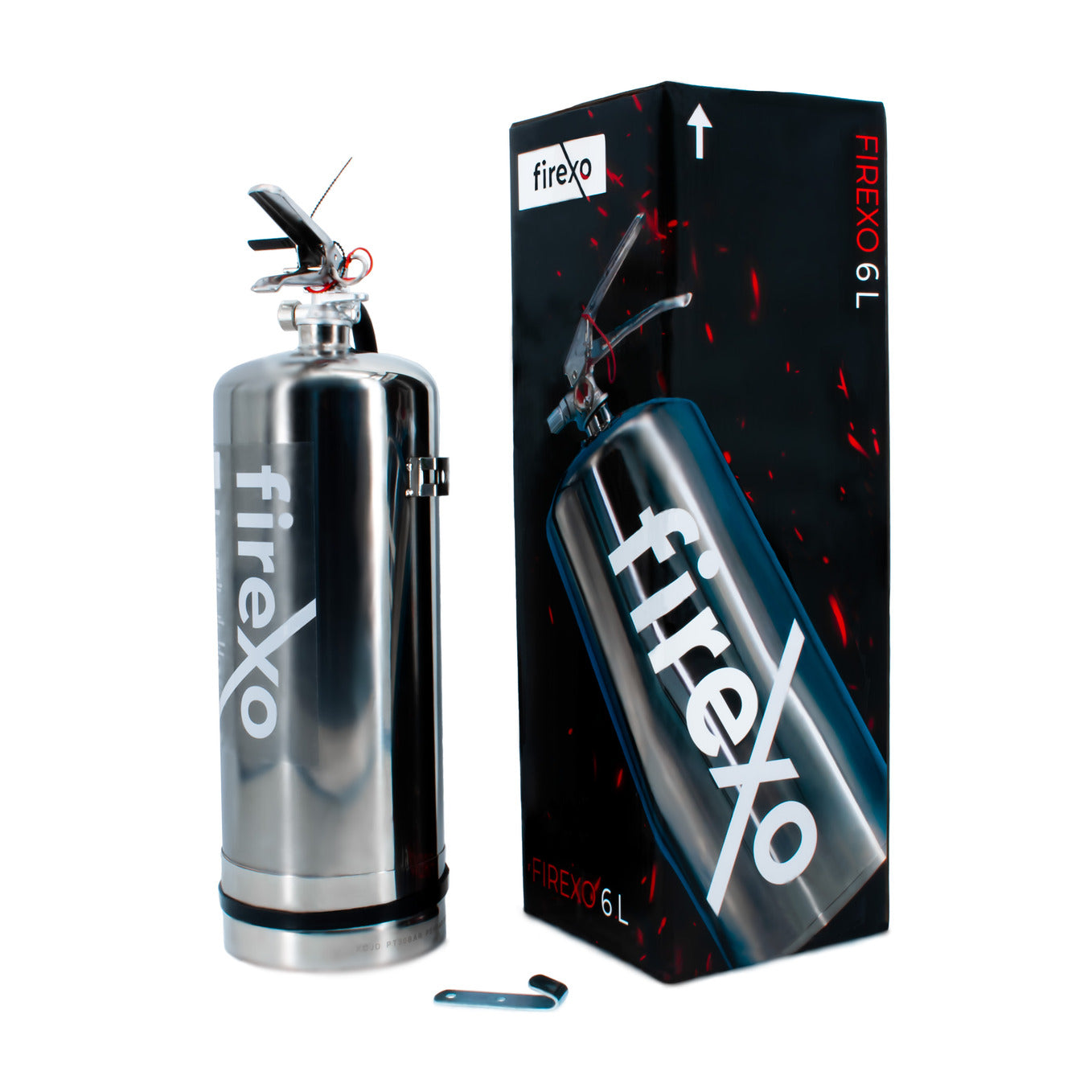 Firexo Stainless Steel 6 Litre ALL FIRES Extinguisher